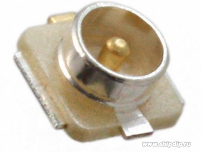 U.FL-R-SMT-1(10), Brass 1 Inner needle IPEX Board Edge 1.25mm 40~+90 6GHz 50 2mm SMD RF Connectors / Coaxial Connectors ROHS