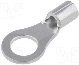 322798, Кольцевой, M4, 0,3-1,42мм2, обжим, на провод, неизолированный
