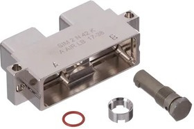 SIM2N42KG, Rectangular MIL Spec Connectors STANDARD RECEPTACLE 2 MODULES