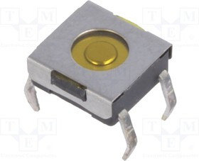 DTSHW68SB, Переключатель TACT 6X6мм на плату, H 2,3мм