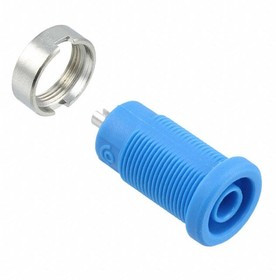 CT2242-6, Test Plugs &amp; Test Jacks 4mmSafetyJack,Solder Slot - Panel, Blue