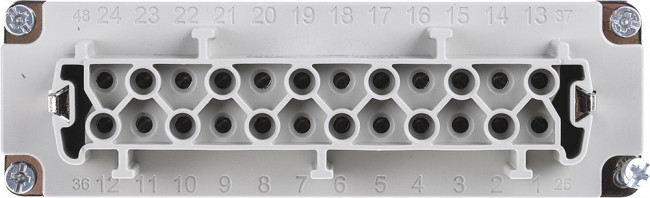 10197000, Heavy Duty Power Connector Module, 16A, Female, H-BE Series, 24 Contacts 10197000, Heavy Duty Power Connector Module, 16A, Female, H-BE Series, 24 Contacts