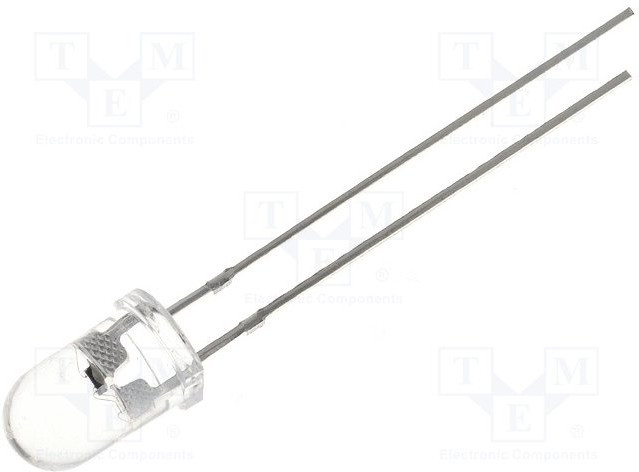 OSUB5X31A, LED; 5mm; blue; blinking; 1560?3000mcd; 30°; 4.5?6V; Front: convex OSUB5X31A, LED; 5mm; blue; blinking; 1560?3000mcd; 30°; 4.5?6V; Front: convex