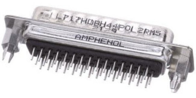 L717HDBH44POL2RM5, Разъем D Sub, High Density, Штекер, Серия L717HD, 44 контакт(-ов), DB, Пайка L717HDBH44POL2RM5, Разъем D Sub, High Density, Штекер, Серия L717HD, 44 контакт(-ов), DB, Пайка