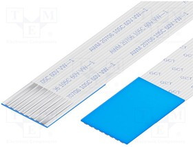 10-08-D-0050-C, FFC cable; Cores: 8; Cable ph: 1mm; L: 50mm; 60V; Plating: tinned; 1A