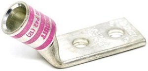 LCDX1/0-14AH-X, Terminals Copp Comp Lug 2H 1/0 AWG