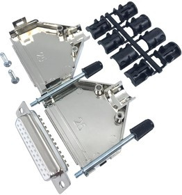 MP002044, D SUB CONN KIT, RCPT, 25POS, SOLDER CUP