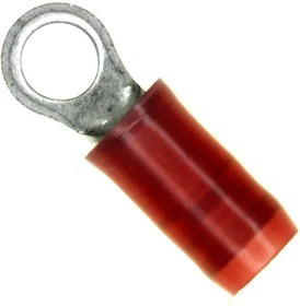 36149, PIDG Ring Tongue Terminal 16-22AWG Copper Red 17.07mm Tin Loose