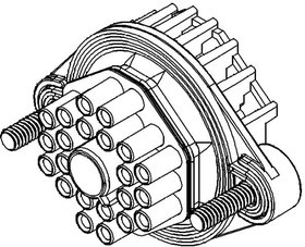 15492546, Automotive Connectors 18 Way F M/P 150 Sealed