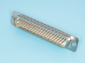 DHS-62M, Разъем D-SUB 62 контакта, вилка на кабель, пайка