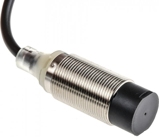 E2BM18KN16WPB12M, Датчик индуктивный, 10-30ВDC, М18, Подключение провод 2м, IP67 E2BM18KN16WPB12M, Датчик индуктивный, 10-30ВDC, М18, Подключение провод 2м, IP67