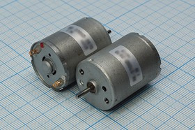 Двигатель 7,2В, 0,34А, левый, скорость(об/мин) 16500, размер 24x34m43, RK-370SD-2870