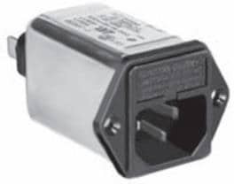 10EHG1-2, AC Power Entry Modules 10A DUAL FUSE MEDICAL