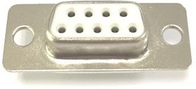 9 Way Panel Mount D-sub Connector Socket, 2.77mm Pitch