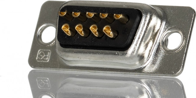 9 Way Panel Mount D-sub Connector Socket, 2.77mm Pitch