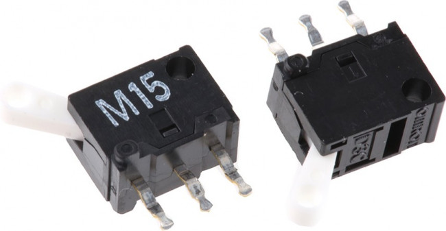 D3C-2210, Микропереключатель SNAP ACTION; с рычагом; SPDT; 0,1A/30ВDC