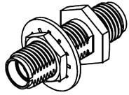 73251-0361, RF Adapters - In Series SMA JACK TO SMA JACK BH ADPTR 73251-0361, RF Adapters - In Series SMA JACK TO SMA JACK BH ADPTR