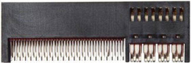 2340165-1, Standard Card Edge Connectors 2X4P-2X42S, STRADDLE HD+ CE 2340165-1, Standard Card Edge Connectors 2X4P-2X42S, STRADDLE HD+ CE