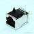 J00-0014NL, Conn RJ-45 F 8 POS 2.54mm Solder RA Thru-Hole 8 Terminal 1 Port Cat 5/Cat 6
