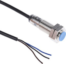 IME12-04BPSZW2K, Inductive Barrel-Style Proximity Sensor, M12 x 1, 4 mm Detection, PNP Output, 10 30 V dc, IP67