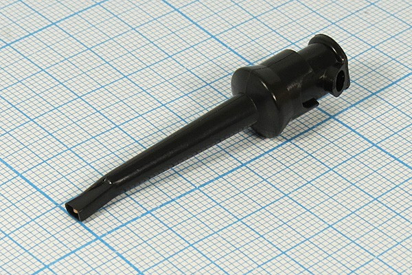 Зажим для тестеров 50мм, на кабель, черный, WTN-22-1230B