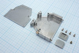 Корпус к разъёму D-SUB 37 контактов без расширения, металлический; №15206 кожух D-SUB\50P\мет\ \винт\\DM-50C\ Корпус к разъёму D-SUB 37 контактов без расширения, металлический; №15206 кожух D-SUB\50P\мет\ \винт\\DM-50C\