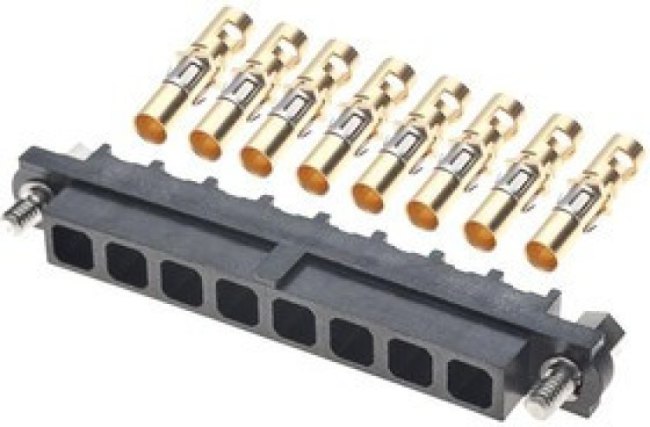 M80-4000000F1- 08-325-00-000, Power to the Board 2 ROW FEMALE CRIMP 8 X 12 AWG GOLD M80-4000000F1- 08-325-00-000, Power to the Board 2 ROW FEMALE CRIMP 8 X 12 AWG GOLD