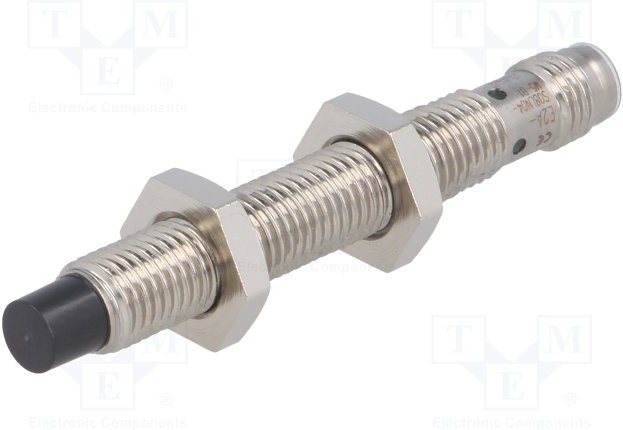 E2AS08LN04M5B1, Датчик индуктивный, Конфиг.выхода PNP / NO, 0-4мм, 12-24ВDC, М8