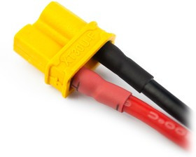 Разъем Amass XT30U-F (мама) с проводом AWG18 10 см