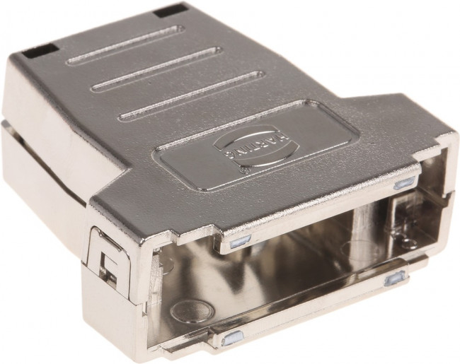 09670150435, D-Sub Backshells 15P HOOD TOP/SIDE METALLIZED PLASTIC