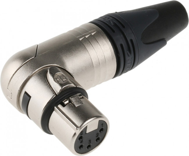 Neutrik NC5FRX разъем XLR угловой female кабельный 5 контактов