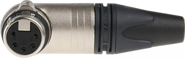 Neutrik NC5FRX разъем XLR угловой female кабельный 5 контактов