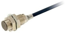 E2EX12B1T182MOMS, Inductive Sensor Make Contact (NO) 500Hz 30V 16mA 12mm IP67 / IP69K Cable, 2 m E2E-X