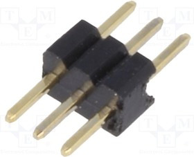 DS1031-01-1*3P8BV3-1, Штыревой, IDC, "папа", PIN 3, прямой, 1,27мм, THT, позолота DS1031-01-1*3P8BV3-1, Штыревой, IDC, "папа", PIN 3, прямой, 1,27мм, THT, позолота