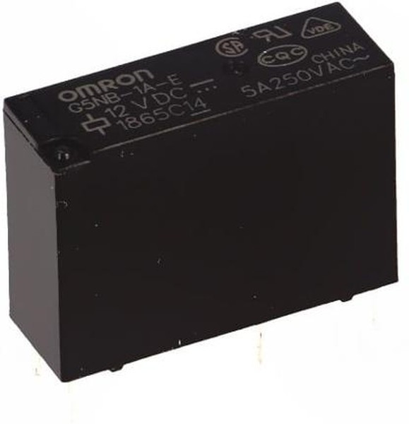 G5NB-1A-E 12DC, Реле 1 замык. 12VDC, 5A/250VAC SPST-NO