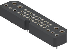 809-43-040-10-001000, Power to the Board Shrouded Signal Pwr Socket, T/H