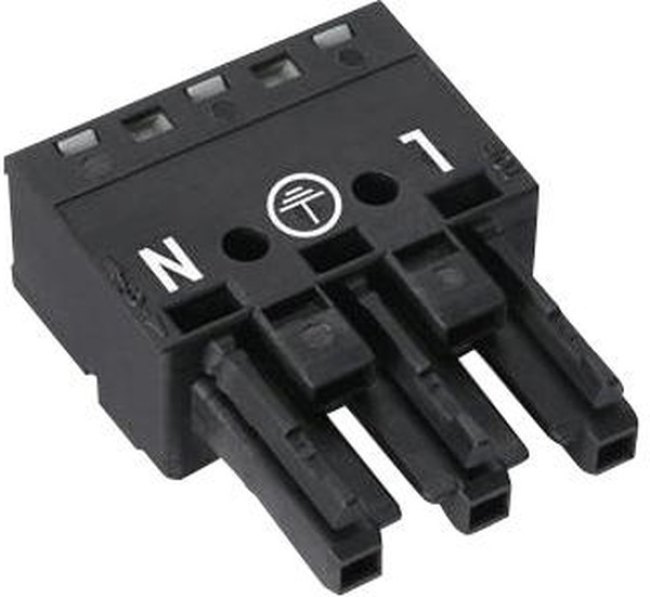 770-203, TERMINAL BLOCK, PLUGGABLE, 3POS, 12AWG