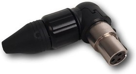 TARA4MX, XLR Connectors 4 POS MALE R/A MINI