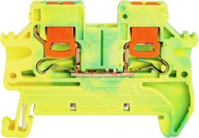 Клемма защитного провода, 2.5кв.мм, PUSH-IN