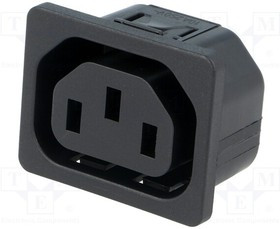 6600.4115, AC Power Entry Modules OUTLET SNAP SLDR 1.5
