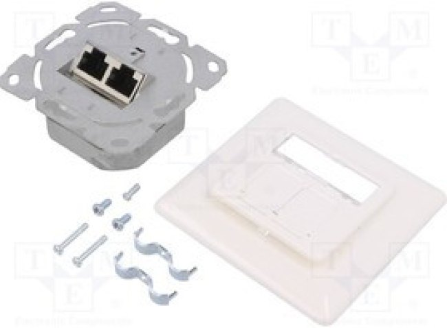 LOG-NP0128, Гнездо; RJ45; Кат: 6a; экранированный,двойное; 22AWG-24AWG; IDC