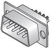 L717DD50P, D-Sub Standard Connectors 50P PLUG SOLDER CUP FIXED MACHINED