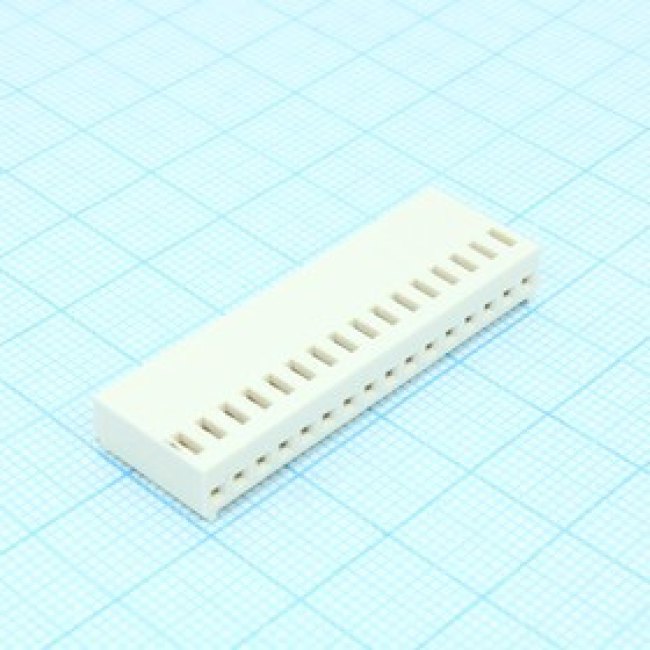 I-DS1070-SCV16, (HU-16F), Розетка на кабель 2.54мм, требуются контакты T-DS1070-SC600