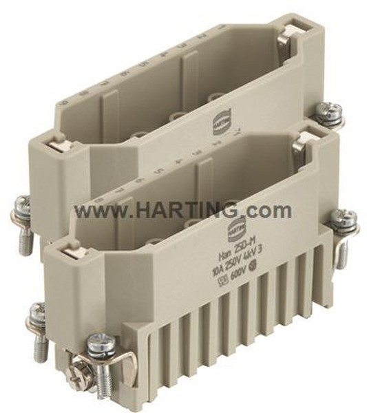 09210253011, Heavy Duty Power Connectors 25P M. INSERT CRIMP HAN D