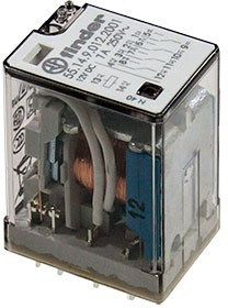 55.14.9.012.2001, монтаж на печатную плату; 4CO 7A; контакты AgCdO; катушка 12В DC; влагозащита RTII