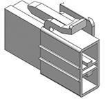 35965-9210, Conn Housing PL 2 POS 8mm Crimp ST Cable Mount Natural Bag