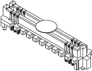 ASP-186900-01, Board to Board & Mezzanine Connectors .050" SEARAY High-Speed High-Density Open-Pin-Field Array Terminal ASP-186900-01, Board to Board & Mezzanine Connectors .050" SEARAY High-Speed High-Density Open-Pin-Field Array Terminal
