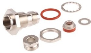 R143325000, jack Panel Mount TNC Connector, 50, Straight Body R143325000, jack Panel Mount TNC Connector, 50, Straight Body