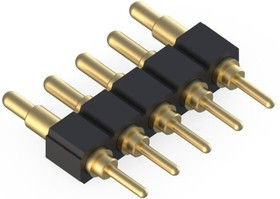 825-22-005-10-020101, Headers & Wire Housings SpringLoaded Con TH Single Row 5-Pin 825-22-005-10-020101, Headers & Wire Housings SpringLoaded Con TH Single Row 5-Pin