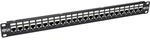 N254-024-SH-6A, Modular Connectors / Ethernet Connectors Tripp Lite 24-Port Rackmount Cat6a Shielded Feedthrough Patch Panel 1U TAA